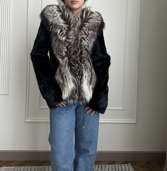 Шикарная норковая шуба автоледи