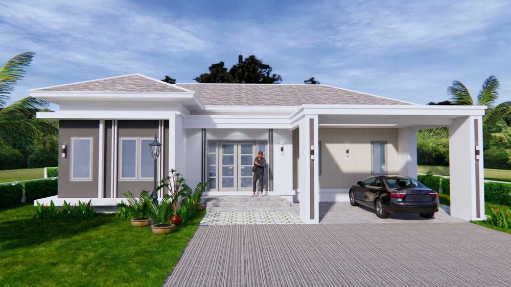 НА ИЗПЛАЩАНЕ - Луксозна сглобяема къща с 3 спални, 154 кв. м