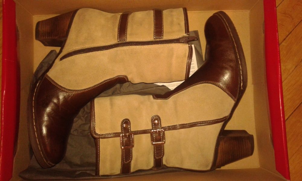 Ghete piele, marimea 39