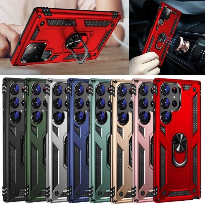 Husa hybrid ARMOR cu inel Samsung Galaxy S23 / S23 Plus / S23 Ultra 5G