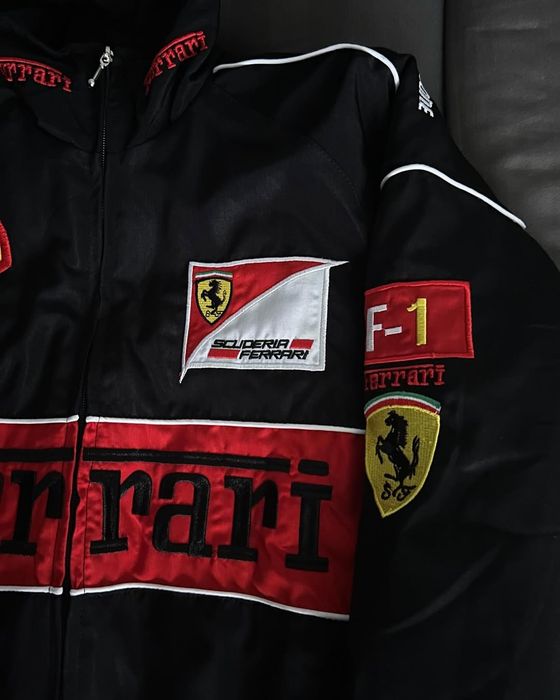 Geaca F1 Ferrari Negru