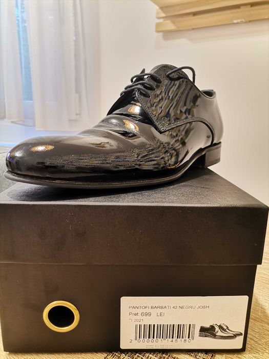 Pantofi de ceremonie marimea 42 + curea CADOU