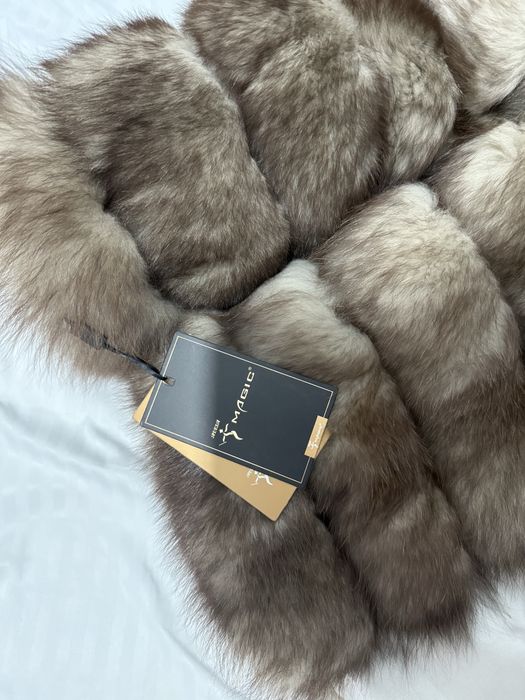 Шуба из натурального песца