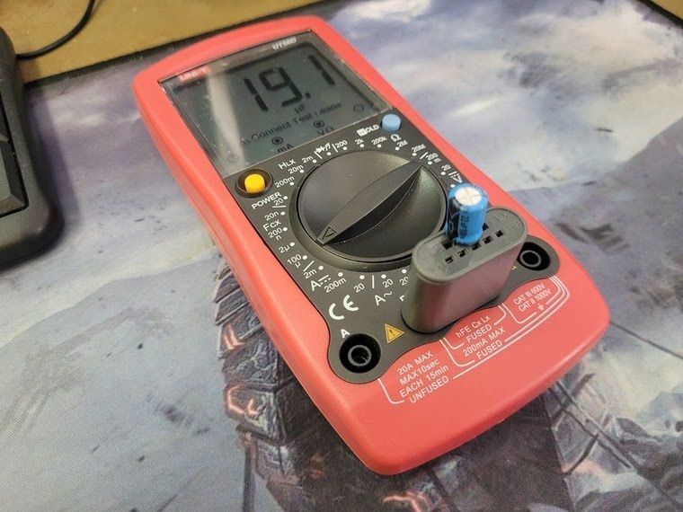 Мультиметр UT58D, ёмкость, индуктивность