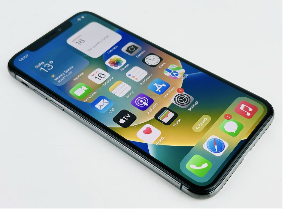 Apple iPhone X 64GB Space Gray Отличен! Гаранция!