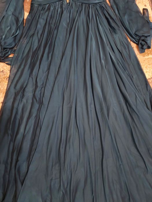 Vand rochie lunga albastru- verzui,luata de la You&Me,noua cu eticheta