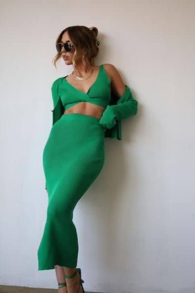 Zara двойка, зеленая