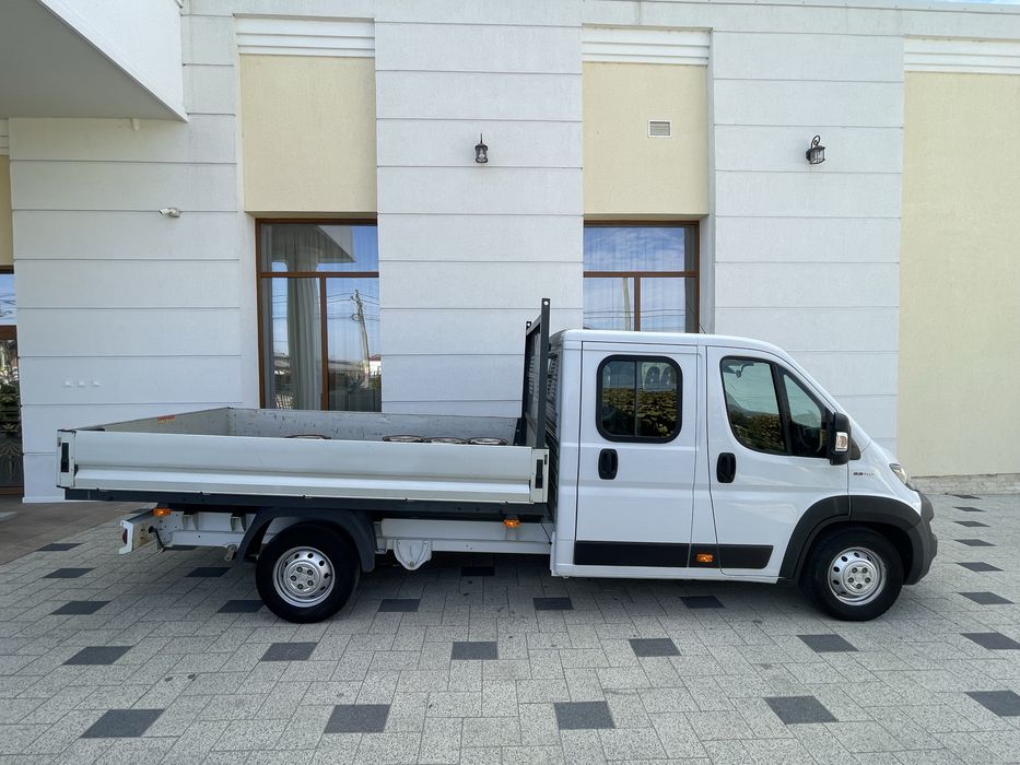 Fiat Ducato Maxi 7 Locuri Cabina dubla cu bena mare maxi