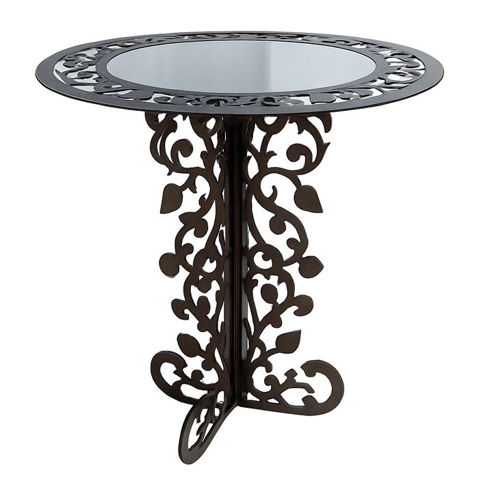 Элитный дизайнерский стол из нержавейки stol