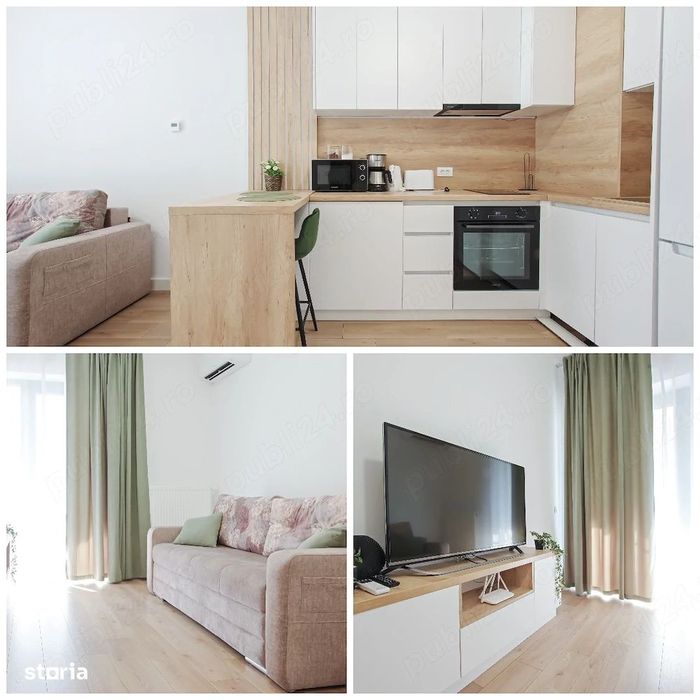 Studio modern de închiriat – Silk District | Parcare inclusă