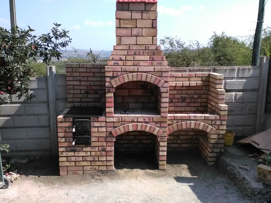 gratare de gradina din caramida, ,cuptoare,sobe cu plita,etc