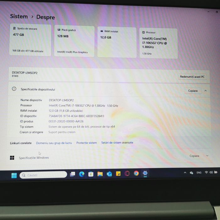 Laptop Lenovo i7