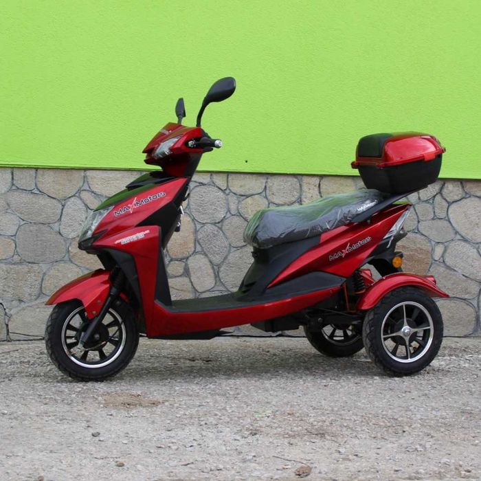 Електгрическа Триколка-Скутер MAX SPORT 1500W RED
