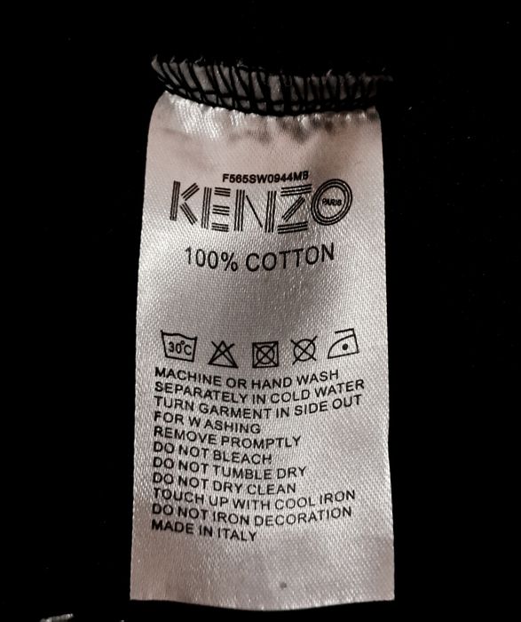 Чёрный свитшот Kenzo Paris