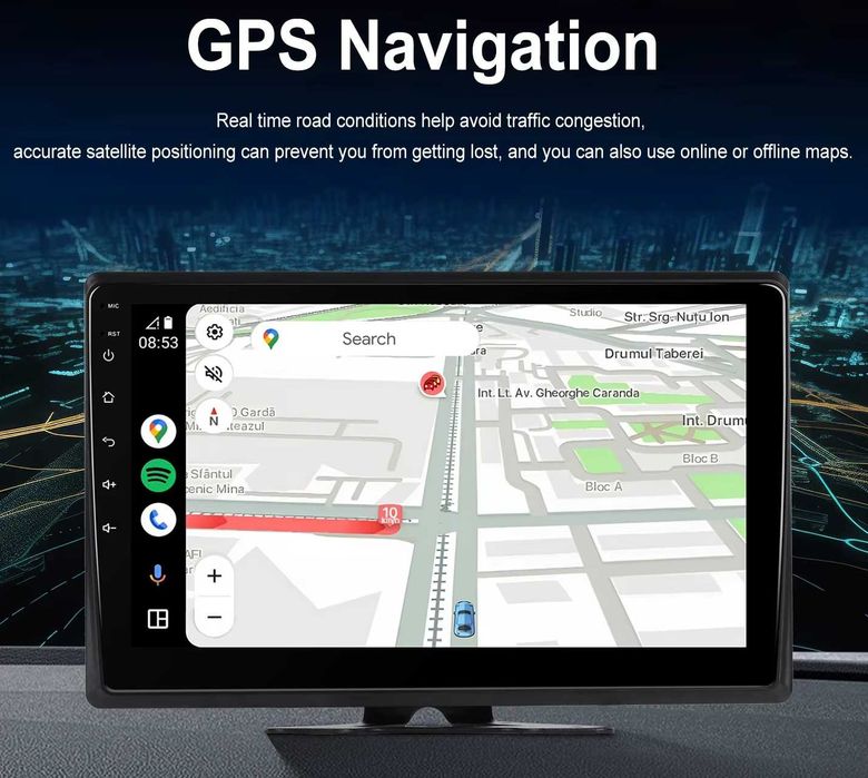 Монитор камера заден ход камион автобус навигация DVR Android Блутут
