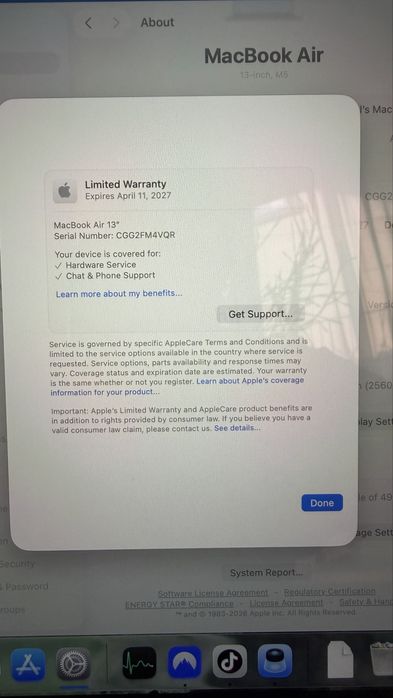 Macbook Air M5 - 13 inch - 16 GB- 512 GB