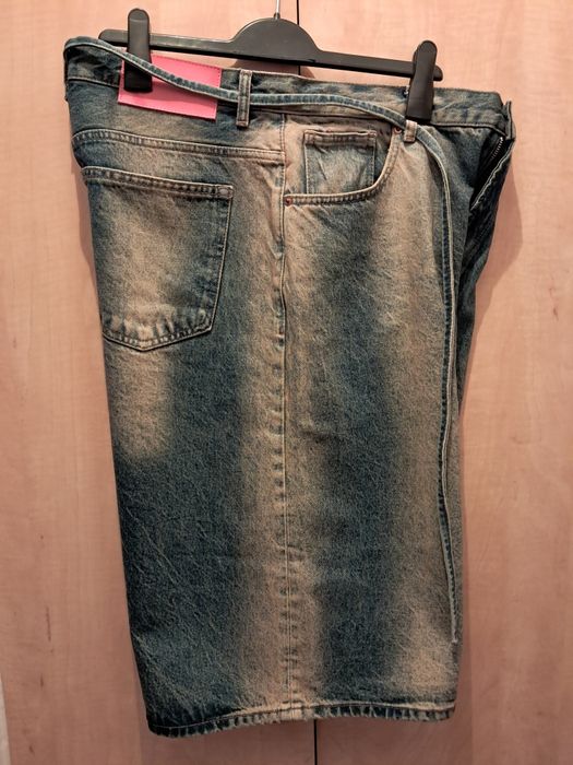 Pantaloni scurti blugi largi Zara. Skates, HipHop, gangsta,