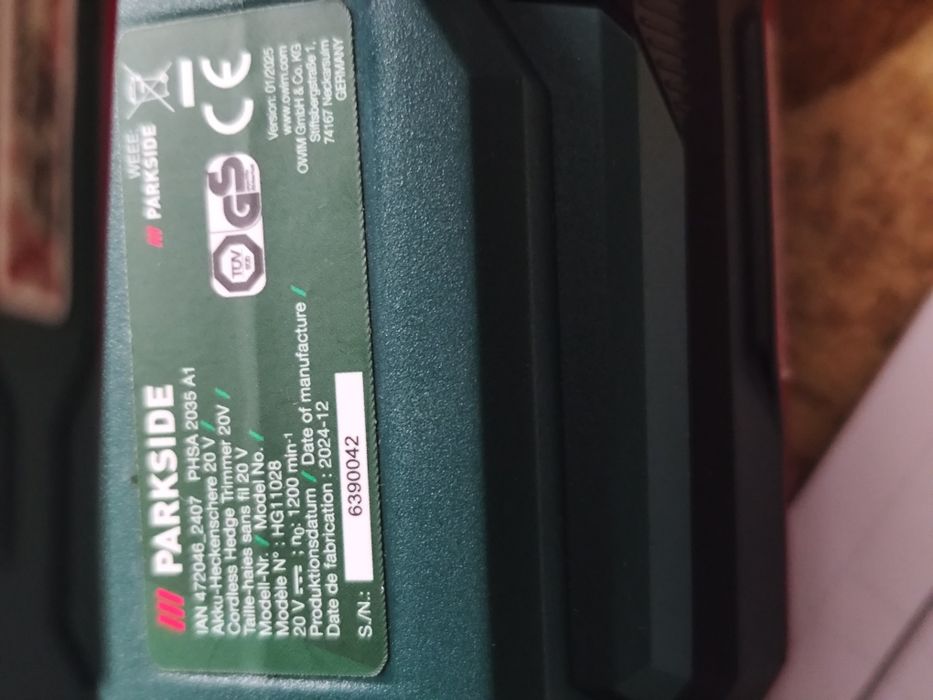 Trimmer gard viu plus baterie noua