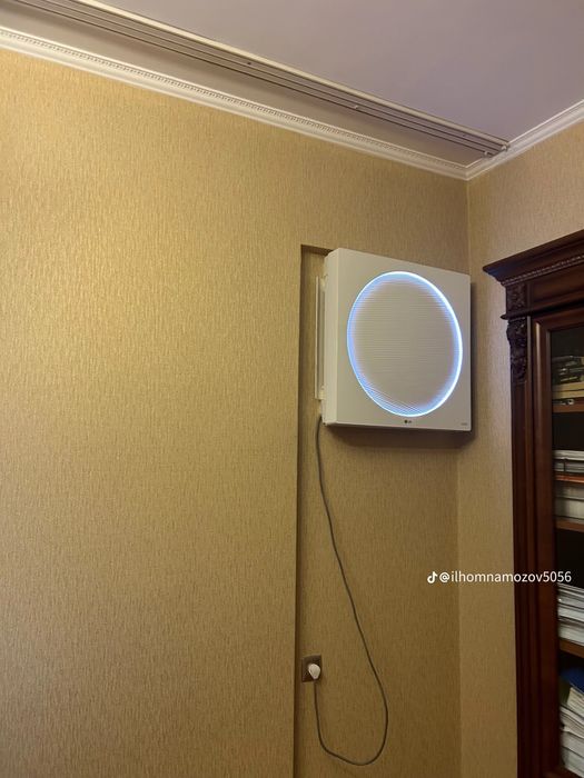 Устоновка кондиционера во время роботу