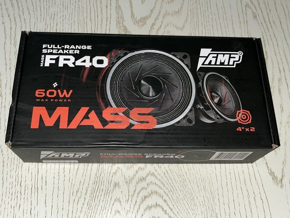 Динамики/колонки AMP MASS FR40 60W 4дюйма/10см