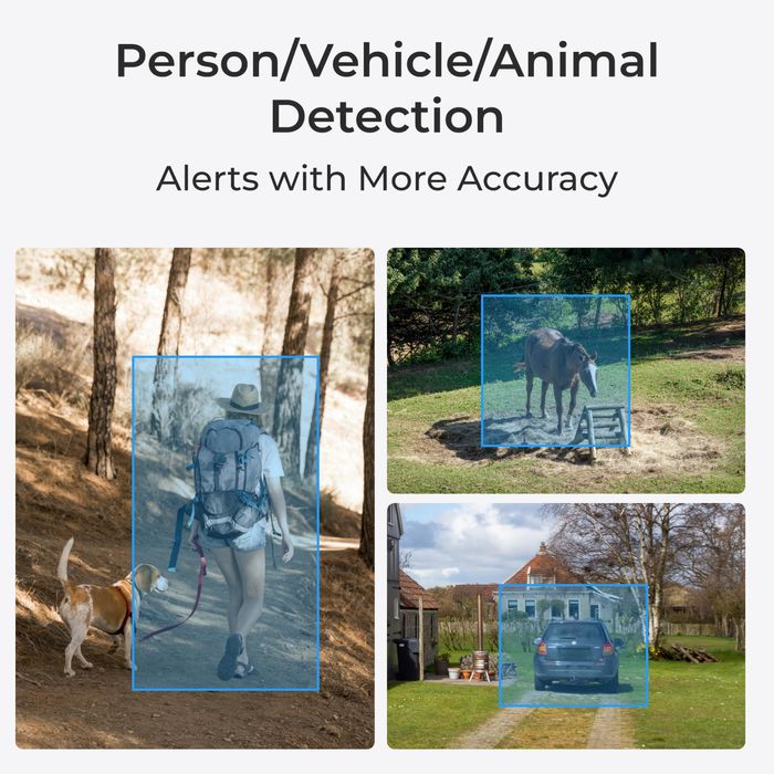 Camera de supraveghere cu 4G, baterie, Reolink G340, 8 MP