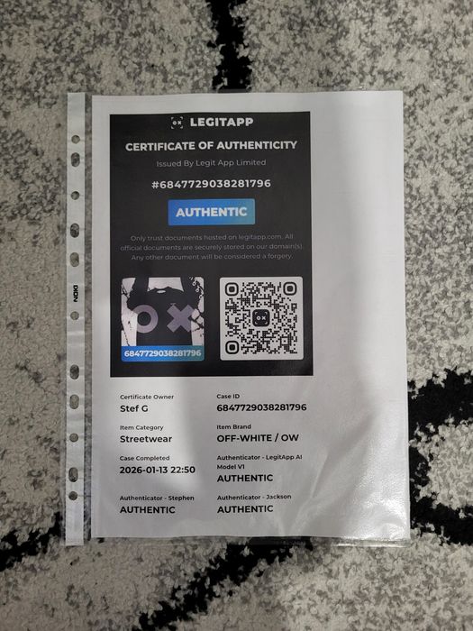 Bluza off white neagra