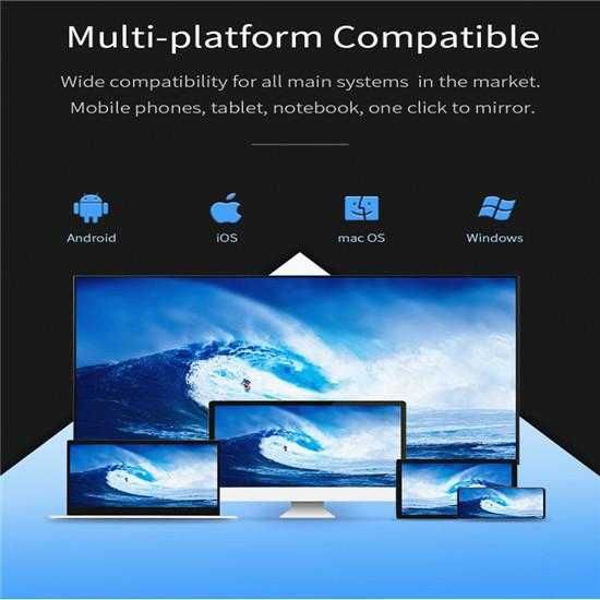 Mirascreen K12 HDMI / WiFi смарт ТВ iphone айфон айпад андроид ноутбук
