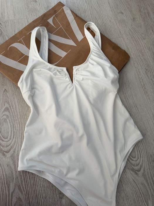 Бял бански ZARA ХЛ