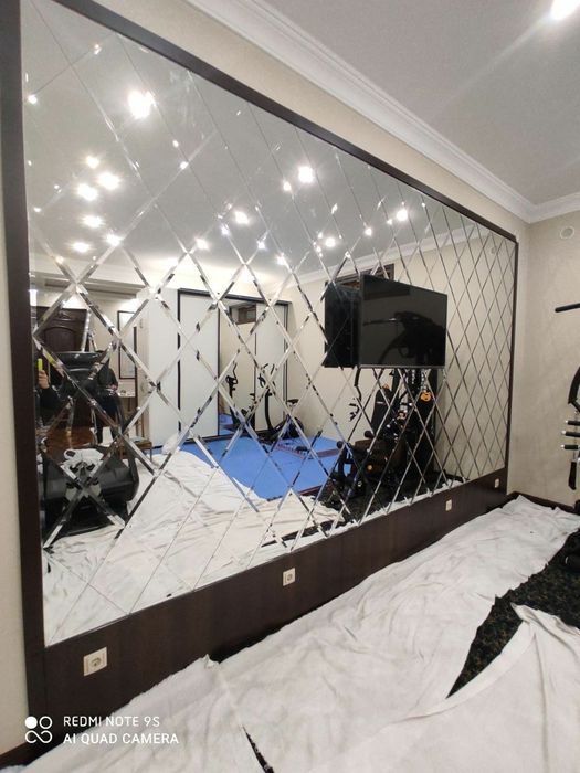 Зеркало ромбик российских стекло 420000