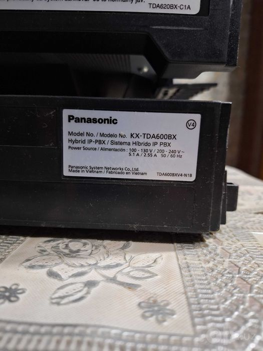 АТС Блок расширения Panasonic KX-TDE 600 на  200 внутренних номеров.