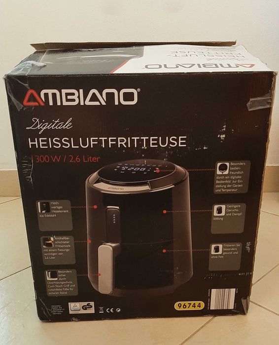 Дигитален фритюрник за горещ въздух, Ambiano Medion