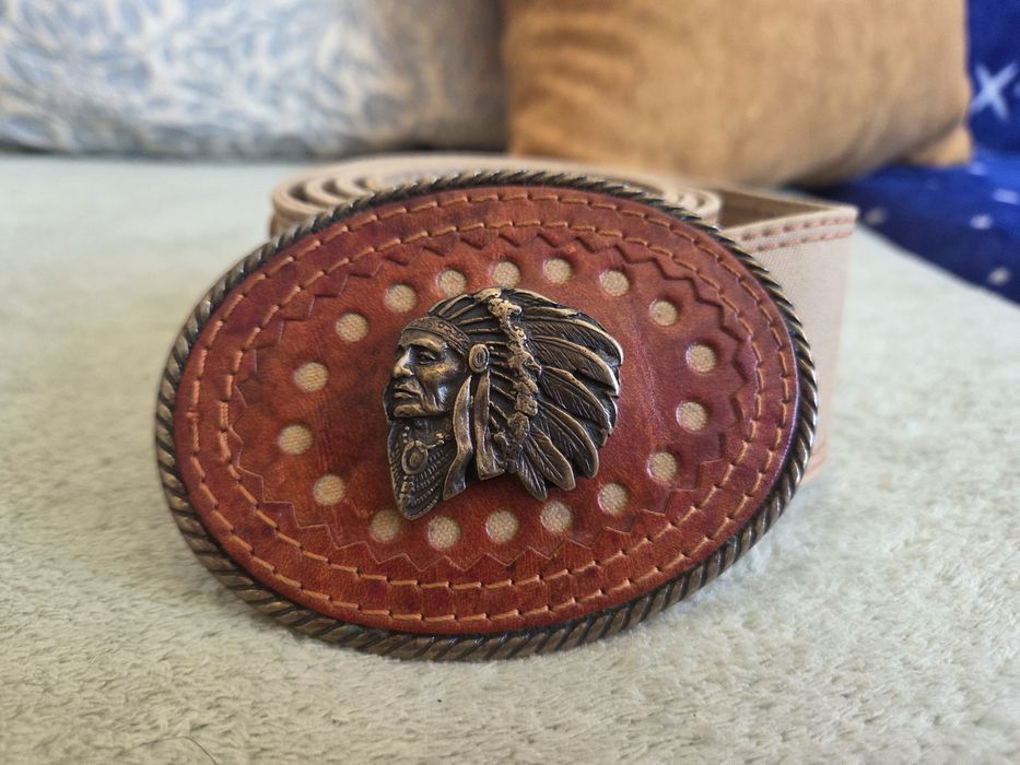 Rare vintage Hugo Boss Western style belt