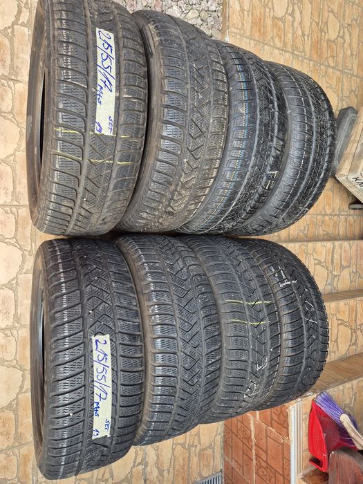 Vând cauciucuri 215/55/17 M+S 2 seturi de Pirelli imp Germania