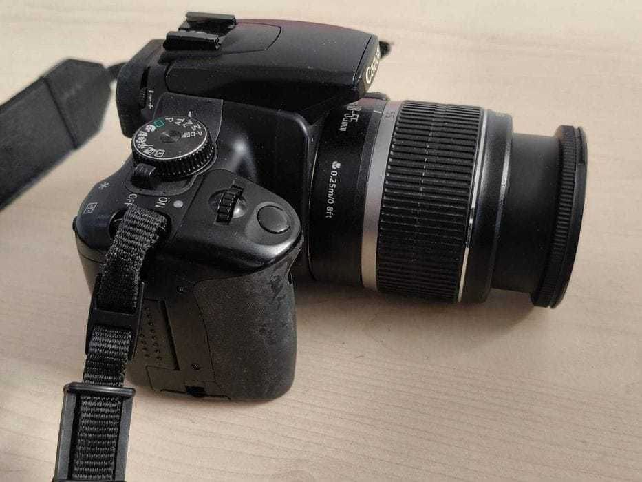 Aparat foto digital Canon EOS Rebel XTi 400D, 2 ob. + 2 bat. + 4 card