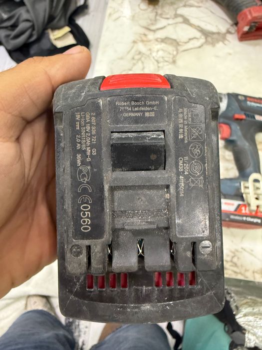 Bosch Professional GSR 18 V-EC – 2 батерии 2.0Ah