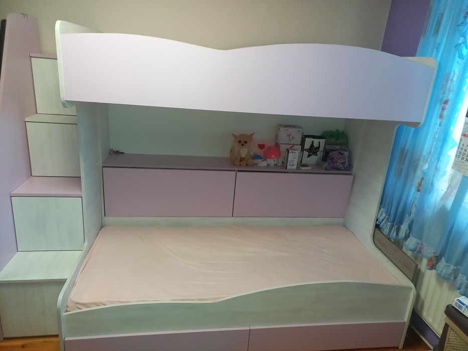 Детско легло двуетажно