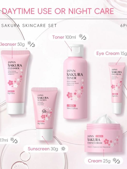 Japan sakura cosmetiks  skincare cet