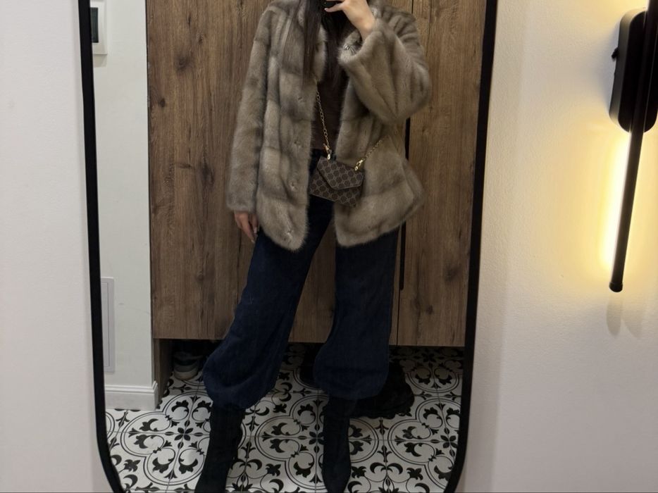 Норковая, новая шуба.