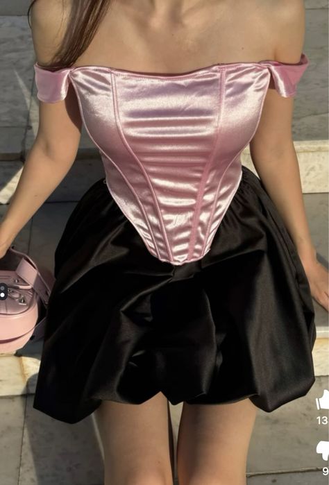 Корсет вечерний розовый
