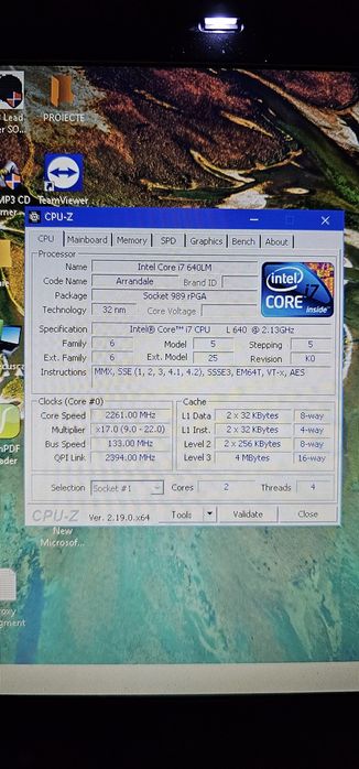 Laptop Hp 2540p metalic/aluminiu  : procesor i7/ SSD 256 gb/ 8gb ram - baterie 2.5 h ideal Tester diagnoza  auto dimensiuni reduse autonomie mare