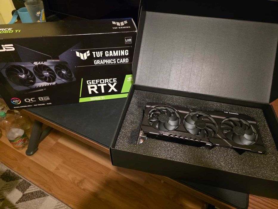 Placa video ASUS GeForce RTX 3060TI TUF GAMING, 8GB GDDR6X, 256-bit