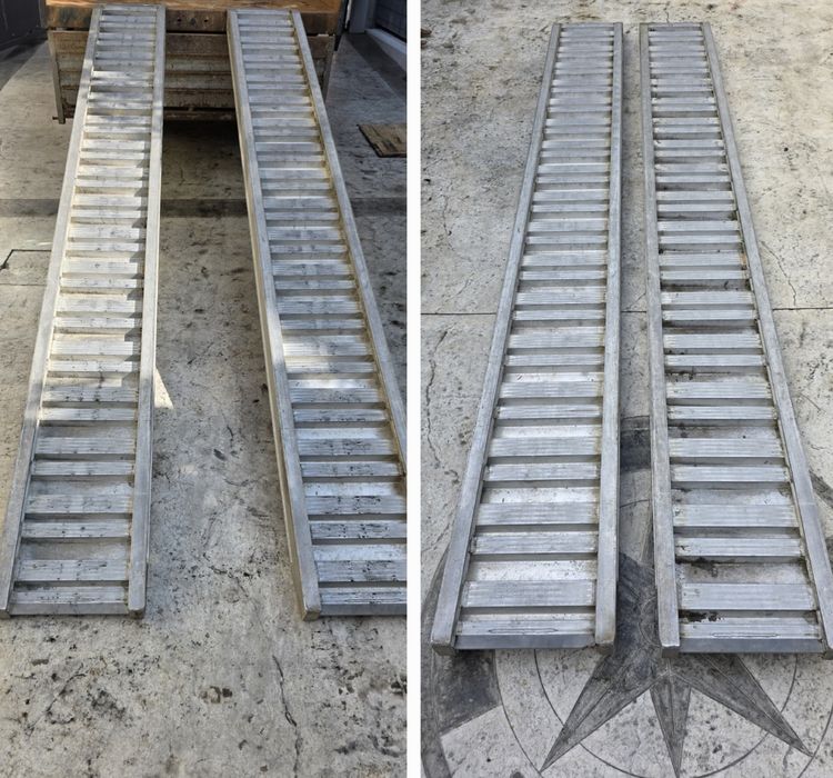Rampe aluminiu uzate in conditii bune