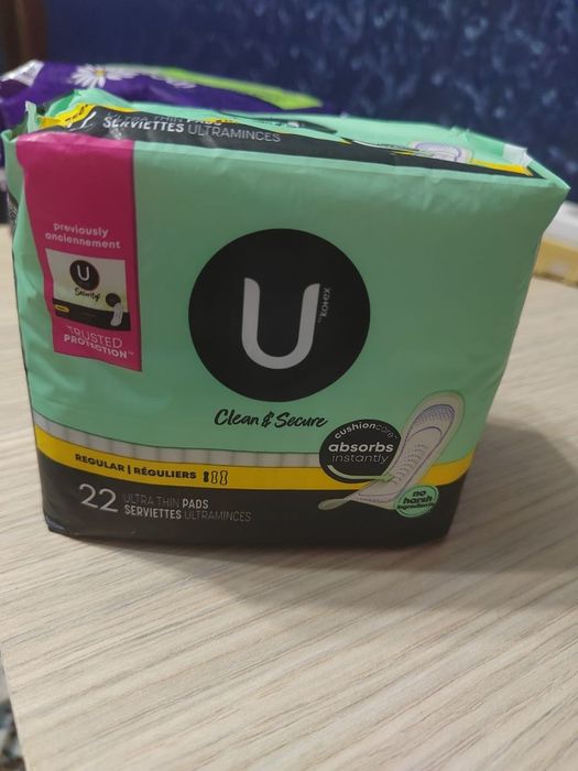 Гигиенические прокладки incognito и kotex.