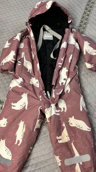 Зимний детский комбинзон