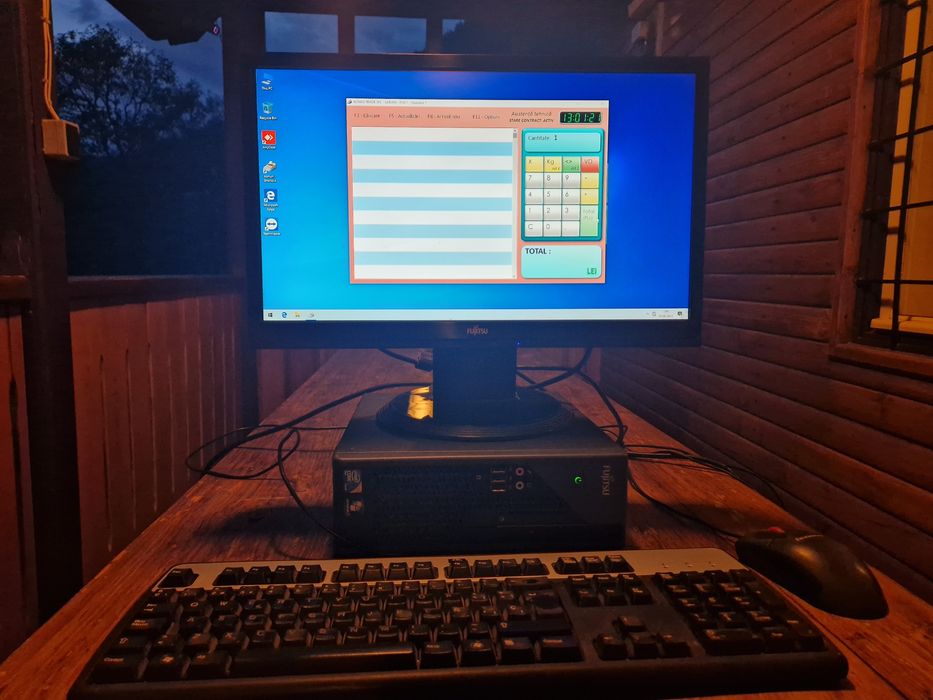 Vând sistem complet POS+sertar bani pentru  restaurant/bar/magazine