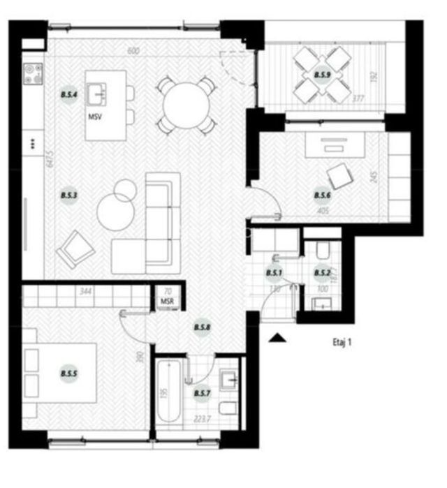 3 camere, Pipera, Catted Family, et. 1/3