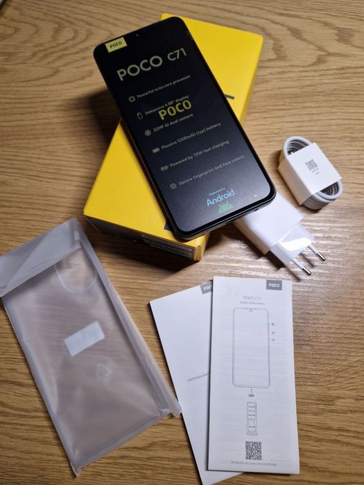 Nou Poco C71 64GB / Ecran 120Hz / Baterie 5200 mAh / Model 2025