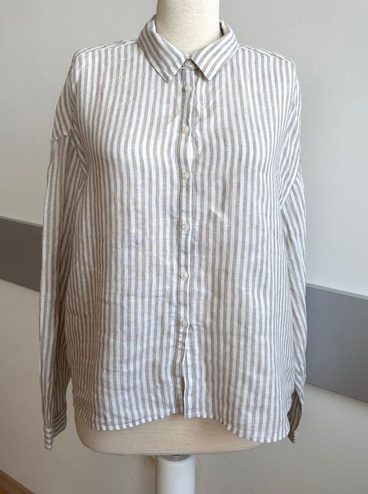Massimo Dutti ленена елегантна туника