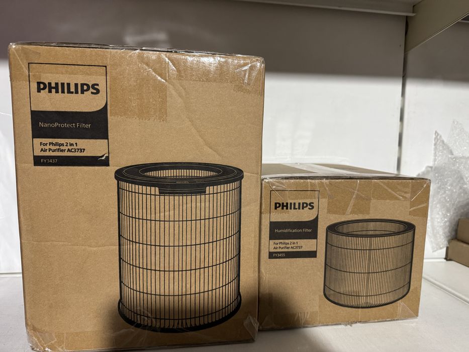 Комплект оригинальных  фильтров на очиститель воздуха Philips AC3737