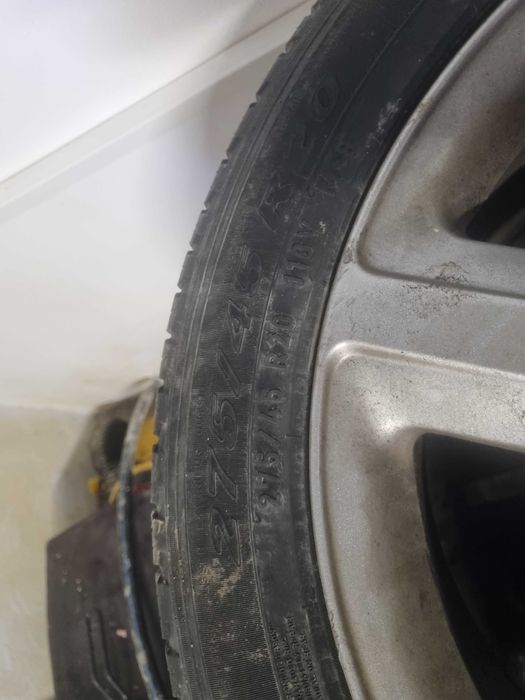 Anvelope 275.45 r20 pentru q7,touareg porsche,5×112,rezerva slim